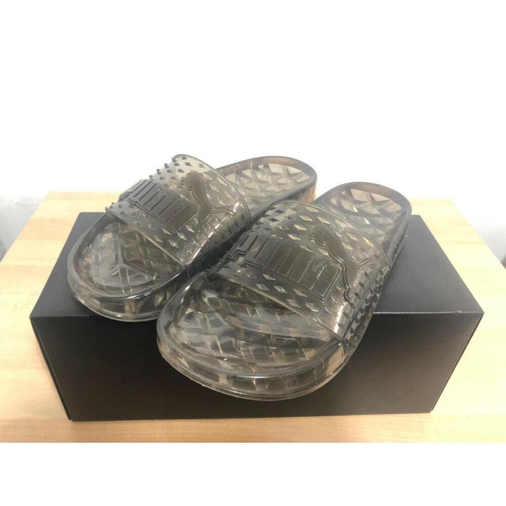 Puma Fenty Rihanna Jelly Slide Black Womens US 5.5 Slip on Slipper